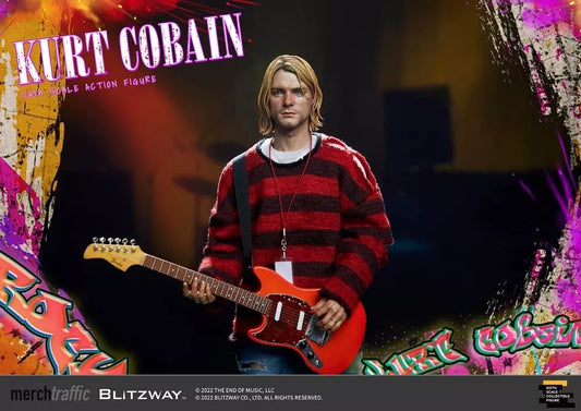 BLITZWAY BW-UMS 11701 1/6 Kurt Cobain 12" Collectible Action Figure (With Bonus)